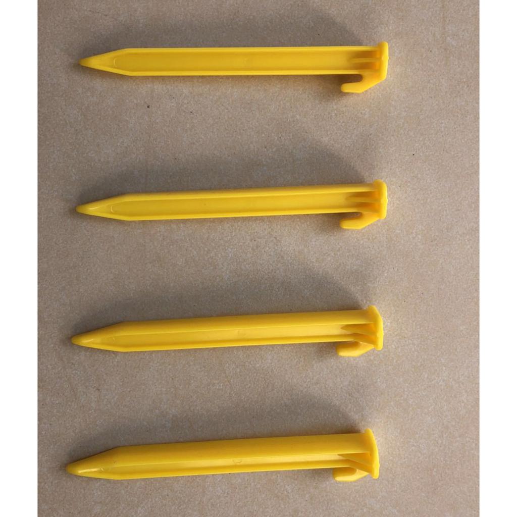 10Pcs Outdoor Ground Stake Campings Anchors Peg Plastic Tent Stake Heavy Dutys Beach Tent Peg Anchors Canopies Stake