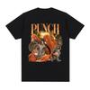 Punch The Monkey Funny Meme Graphic Tshirts Unisex Women Clothing Casual Cotton Tshirt Harajuku Oversized Short Sleeves T Shirts