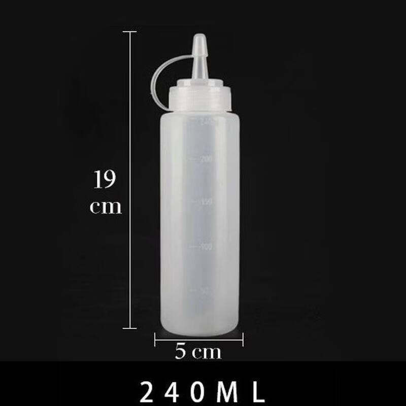 ZISIZ Large Capacity Transparent Liquid Dispenser Bottle