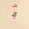 2pcs Butterfly Swing Cat Toys Interactive Hanging Door Feather Toys for Cats Teasing Adjustable Elastic Cats Toy Pet Products