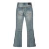 LOSTSHDWS Men's and Women's Spring and Autumn Flared Elastic Jeans Couple Jeans
