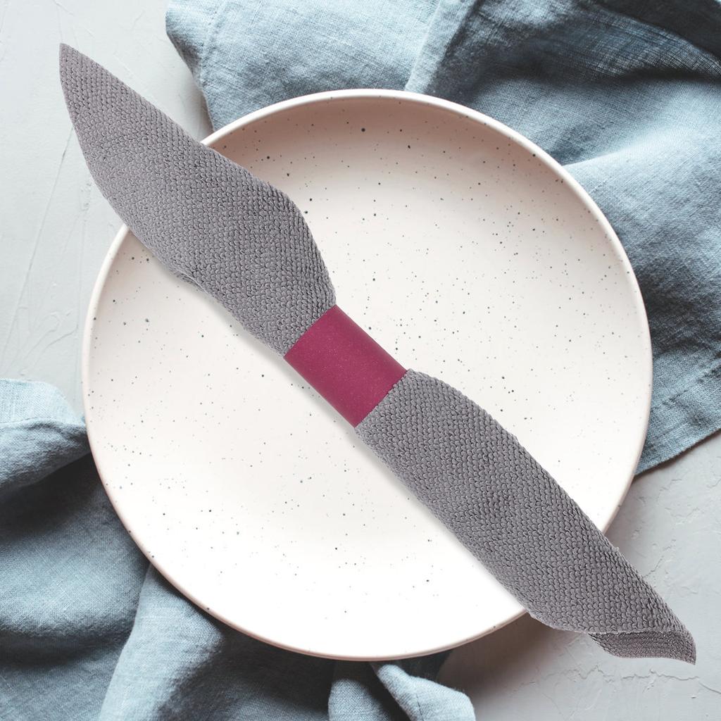 500Pcs Disposable Paper Napkin Rings Minimalist Napkin Bands for Utensils Chopsticks Silverware Wrapping Bands Restaurant Hotel
