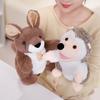 Stuffed Plush Animals Toys Hand Finger Story Puppet Kawaii Dolls Educational Baby Toys Sloth Raccoon Koala Panda Children Gifts