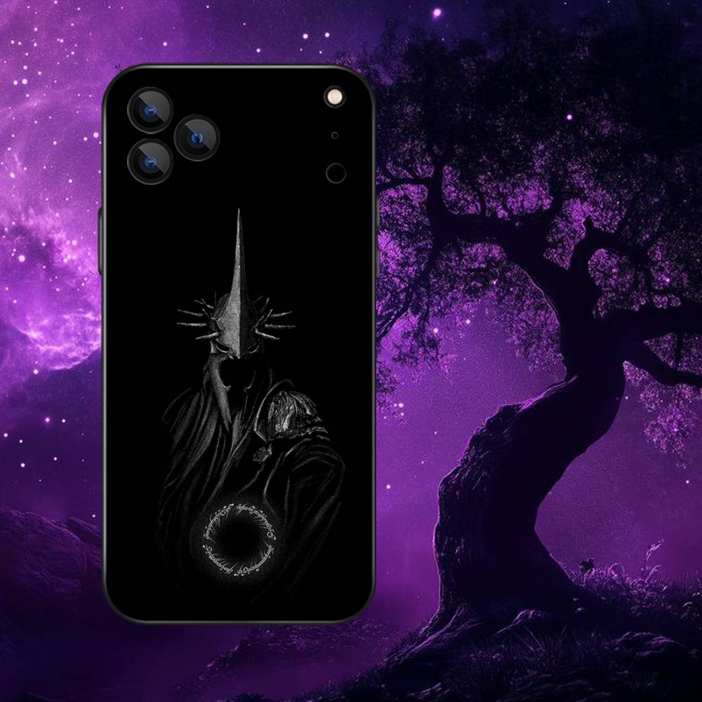 The L-Lord Of The R-Rings Phone Case For iPhone 17,16,15,14,13,12,Pro,Max,Plus,E,SE4,Air,Mini Black Soft Box