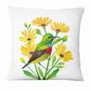 Painted Flower, Bird and Butterfly Decorative Pillowcase Living Room Office Ornaments Home Pillowcase