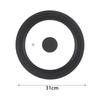 Glass Top Cover Cookware Parts Kitchen Acceesories Cover Lids Silicone Rim Universal Lid Pot Lid for Frying Pan Skillets Wok