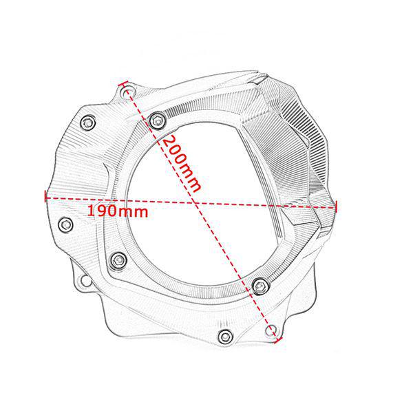 

Fits 23 Yamaha XMAX300 Transmission and Engine Cover None