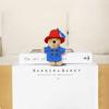 Miniso Cute Paddington Bear Plush Doll Keychain School Bag Pendant Accessories Small Pendant Plush Toy