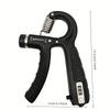 Upgraded Adjustable Grip Strengthener, Heavy-Duty Fitness Hand and Forearm Trainer, 11-220 Lbs Resistance Adjustment, Strength Training Equipment
