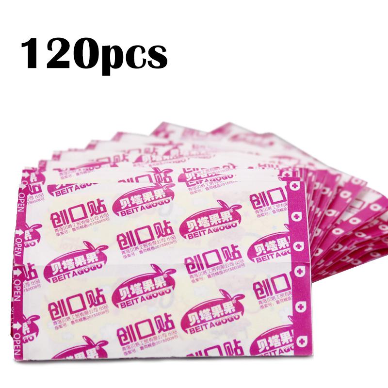 

120pcs милий мультфільм медичний патч водонепроникний рани клей пов язки пилонепроникні перша смуга допомоги клей для дітей 120pcs/box