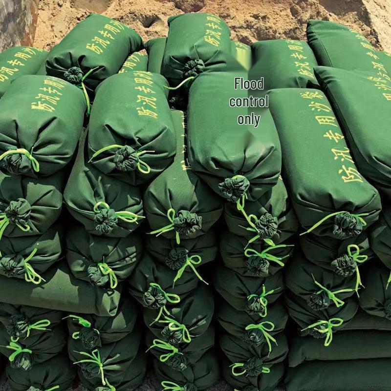 Waterproof Canvas Flood Control Sandbags – Emergency Fire & Flood Season Supplies, Thickened Empty Bags Customized