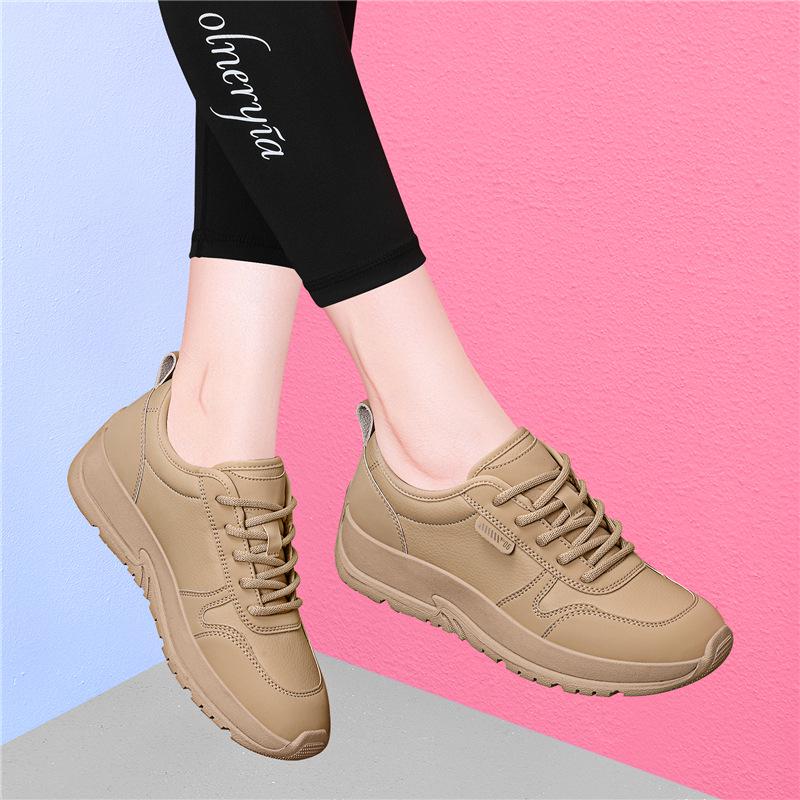 

Женские повседневные спортивные туфли Golden Rabbit 2025 на толстой подошве с нескользящей подошвой - Удобные, Универсальные, Дышащие. 38