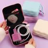 Tech Accessories Pouch Cute Portable Accessories Case for Electronics Organizer Travel Electronic Chargers Cables Earphones