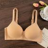 Foreign trade bra export thin no steel ring smooth surface anti-sagging bra comfortable middle-aged and elderly bra