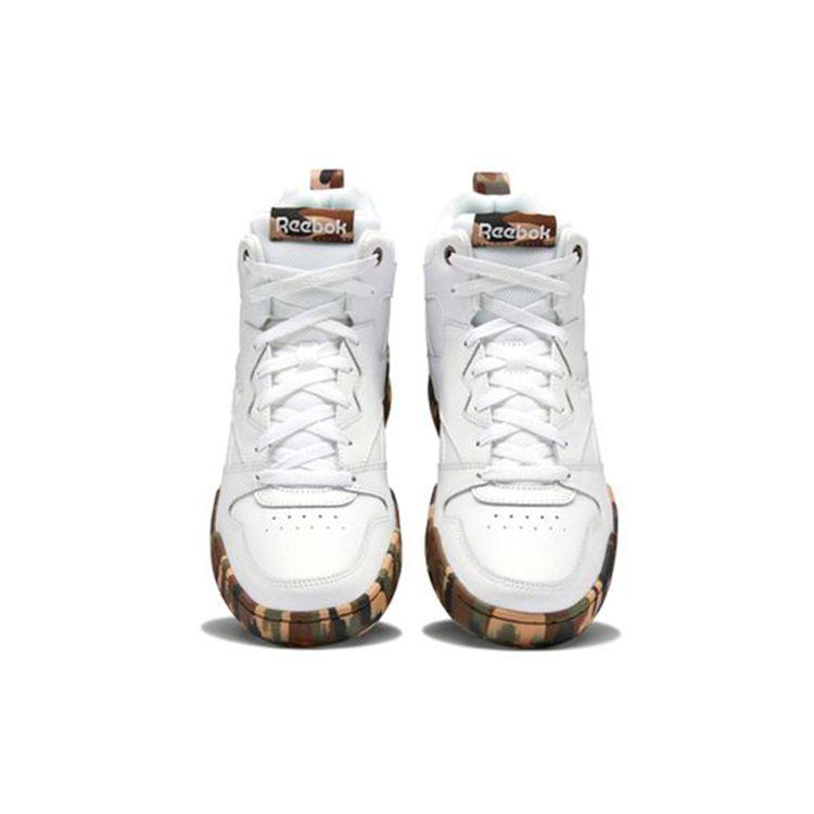 Reebok Comfortable Daily Shock Absorbing Durable Breathable High Top Skate Shoes Men Sneakers White DV8831