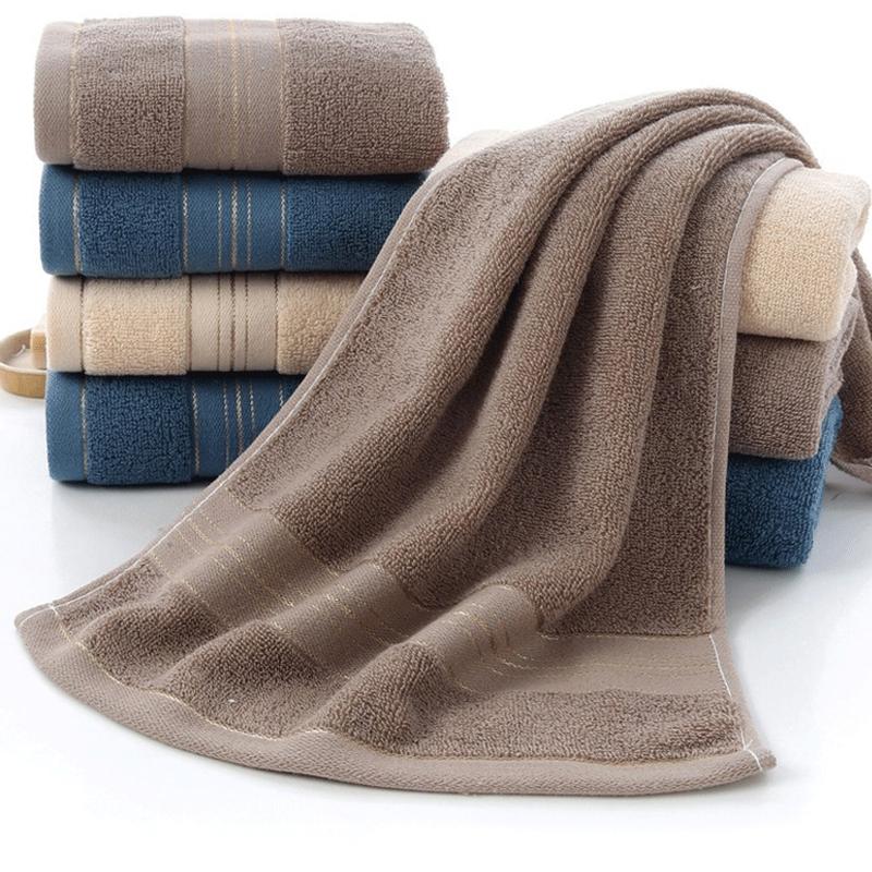 2 Towels Thickened Absorbent Towel Pure Cotton Quick Absorbent Soft Quick Dry Thickened Face Towel