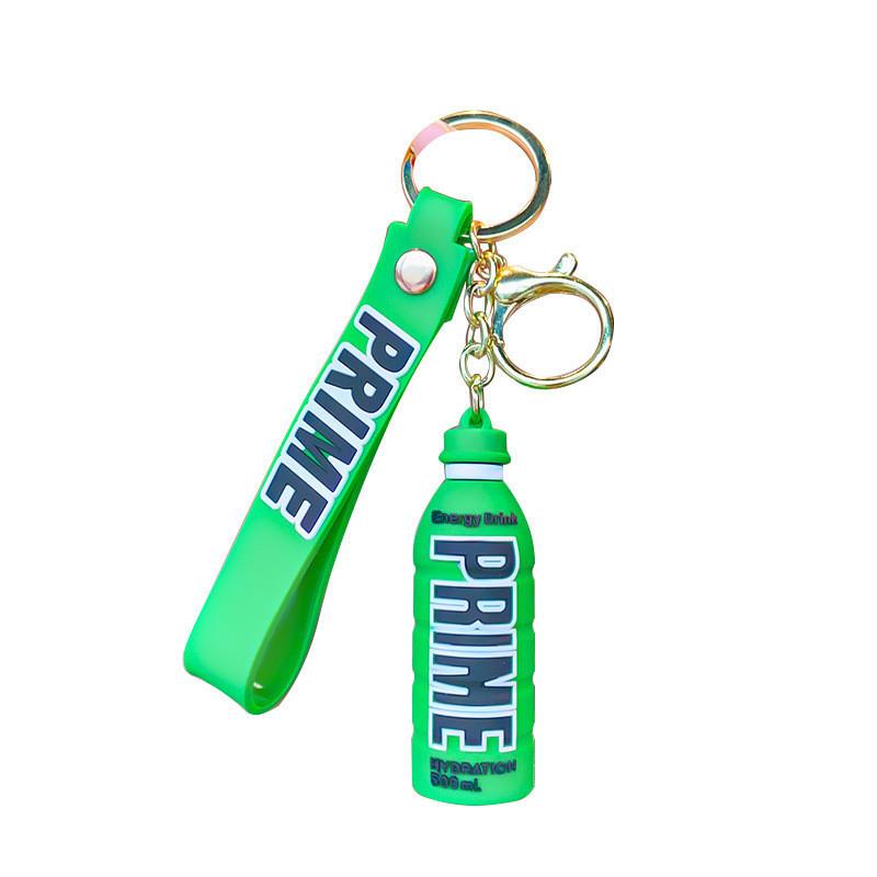 Adorable Couples Cute Prime Drink Bottle Keychain Silicone Bag Charm Gift