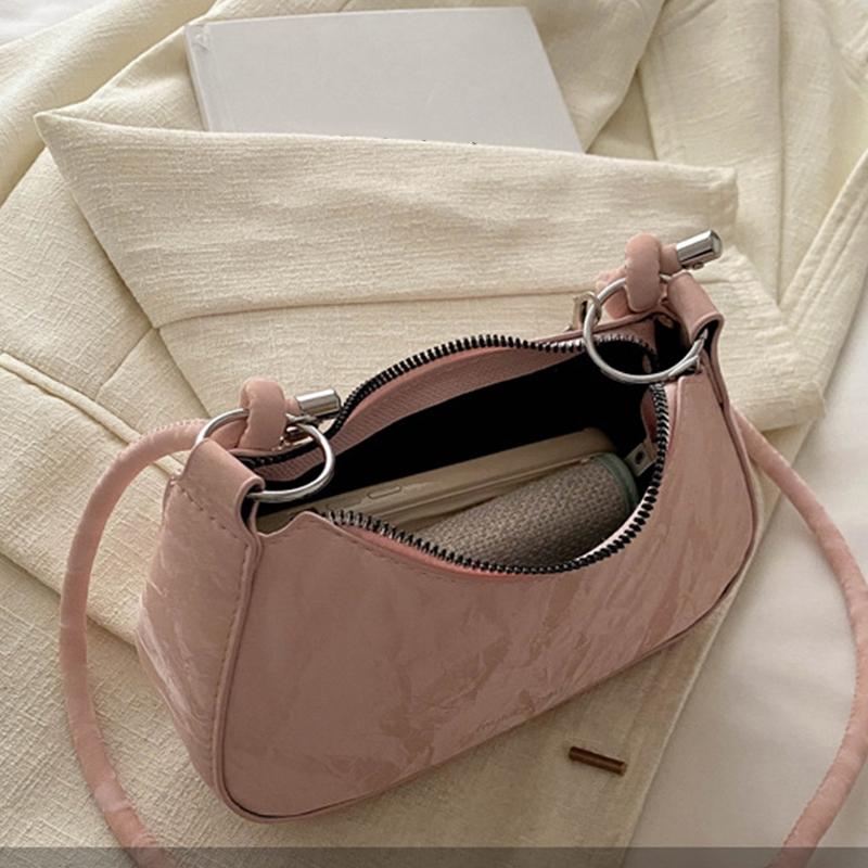 Fashion Women Shoulder Bag Armpit Bag Luxury Design Solid Color Messenger Bag Purse Crossbody Hobos Handbags ARI