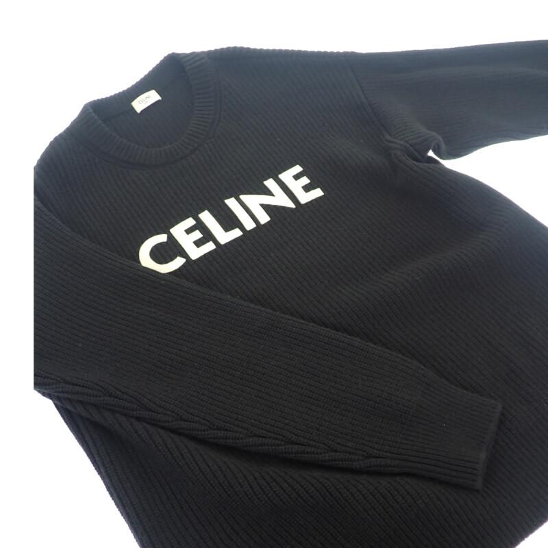 CELINE  2A19R423P.38NO S Sweater Black Wool Women