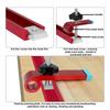 Aluminum Alloy T Track Hold Down Clamp Universal T-track Clamping Block Woodworking Joint Hand Tool