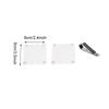 1/2/4/6/10 Stück Auto-Bildhalter für Sonnenblende Magnetischer Auto-Sonnenblenden-Foto-Clip Vertikale Foto-Anzeige Klarer Auto-Bildrahmen