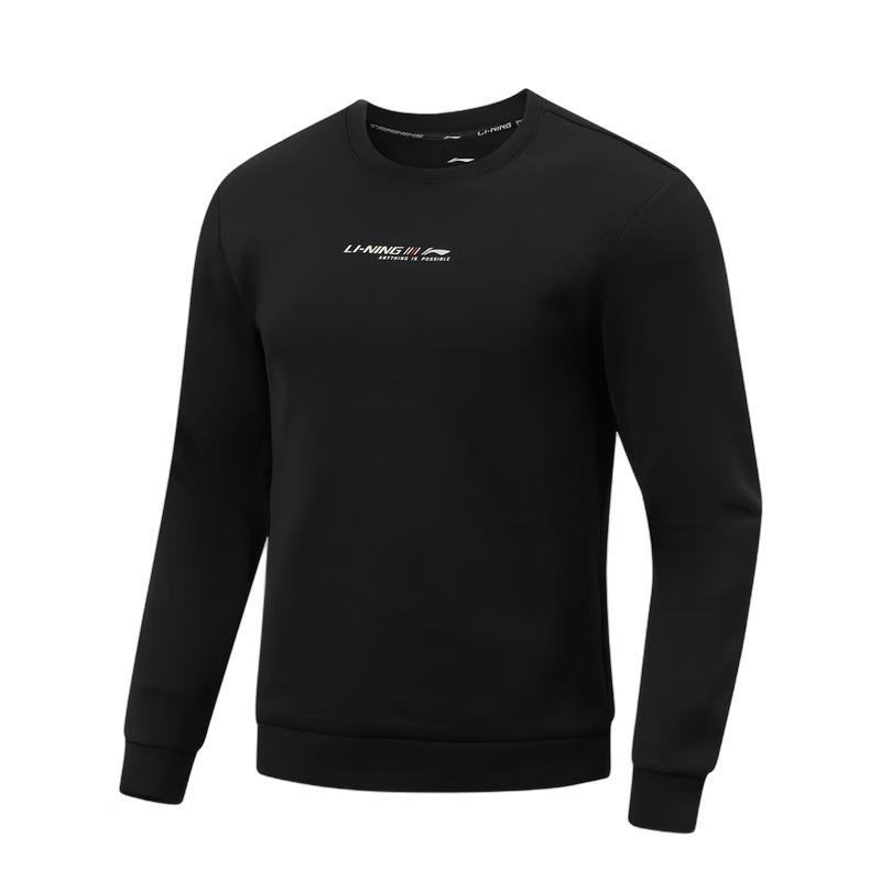 Li-Ning Men s Round-Neck Knit Sweatshirt AWDW059 3XL