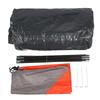 Outdoor 4 People Oxford Cloth Waterproof Tent Shelter for Camping  Travel Orange