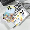 Seaside Scenery Wine Lemon Phone Case For IPhone 17 16 15 14 Plus 13 12 11 Pro Max Phone Back Cover Transparent Shockproof Cover