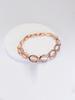 Women's Rose Gold 18K Cat's Eye Stone Bracelet Jewelry