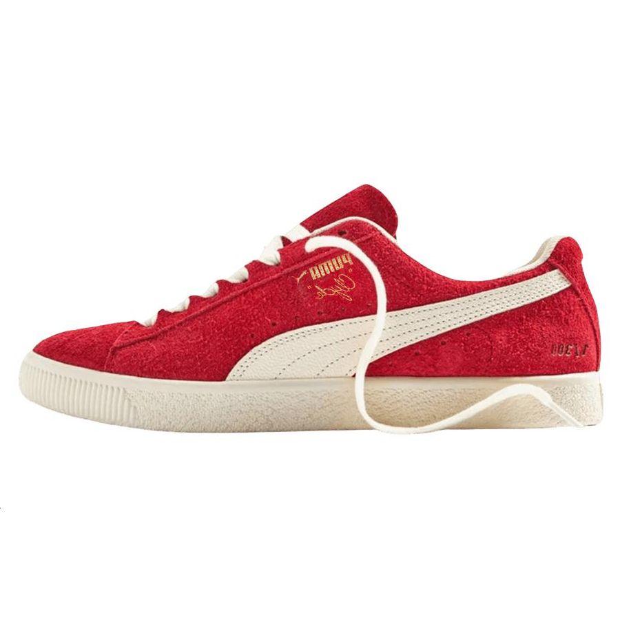 Puma END. X Clyde OG 50th Anniversary - Red Men Sneakers For-All-Time-Red Frosted-Ivory 392302-02