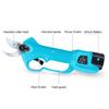 16.8V 2000mah Electric Pruning Shears with Extension Rod Cordless Electric Scissors Pruning Shear Tree Branches Garden Tools