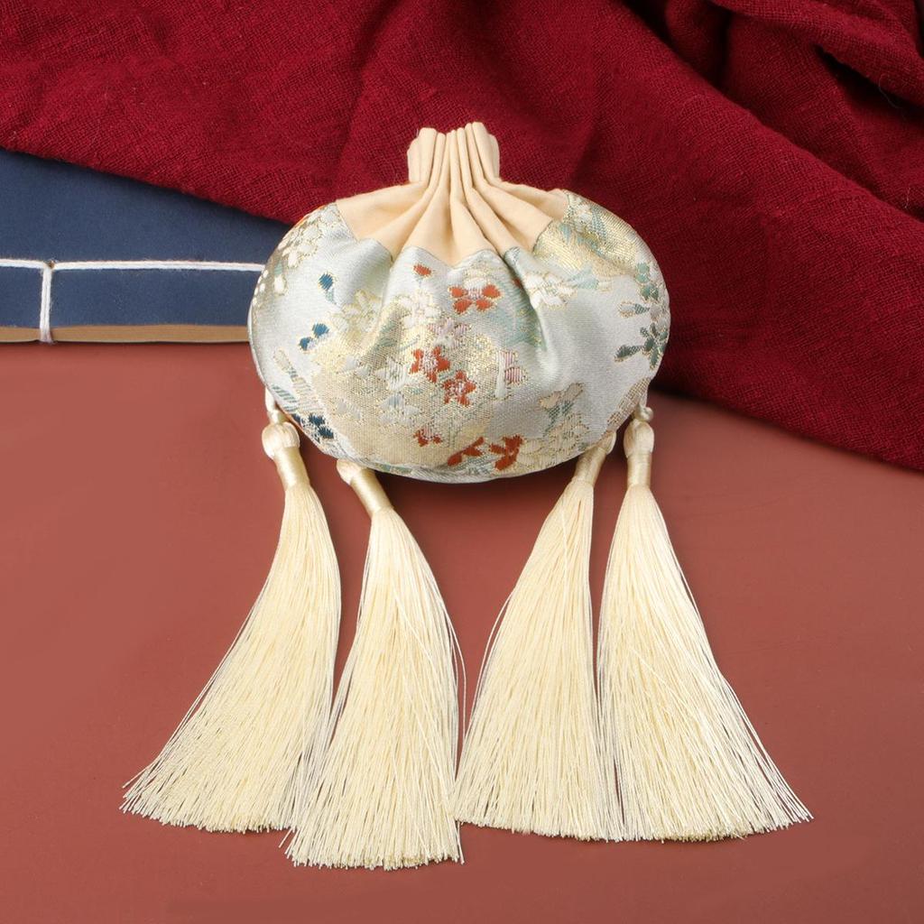 Dragon Boat Festival Hanfu Scent Sachet: Embroidered Mosquito Repellent Coin Purse Necklace