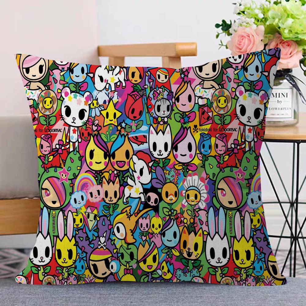 Japan T-Tokidoki Personalized Pillow Cover Kids Bedroom Wild Party Decor Pillowcase Kid Birthday Shower Gift