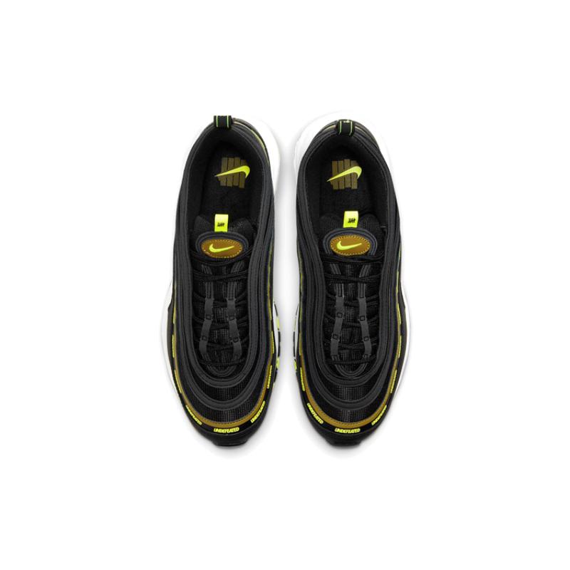 Nike X Undefeated Air Max 97 'Black Volt' Sneakers Casual Shoes DC4830-001