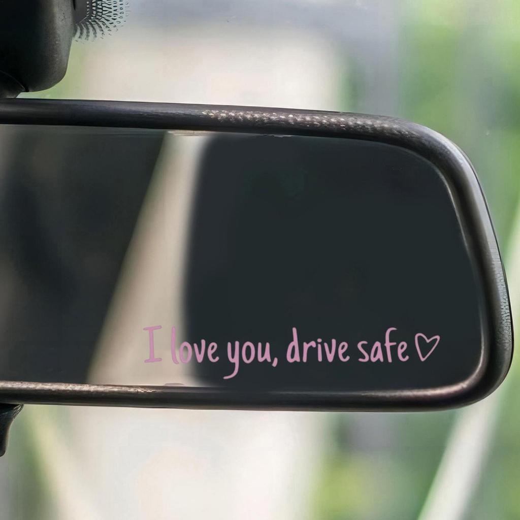 Rearview Mirror Sticker Interior Decor Waterproof Auto Decorative Mirror Stickers For Truck Auto Motorbike Sedan SUV Pickup