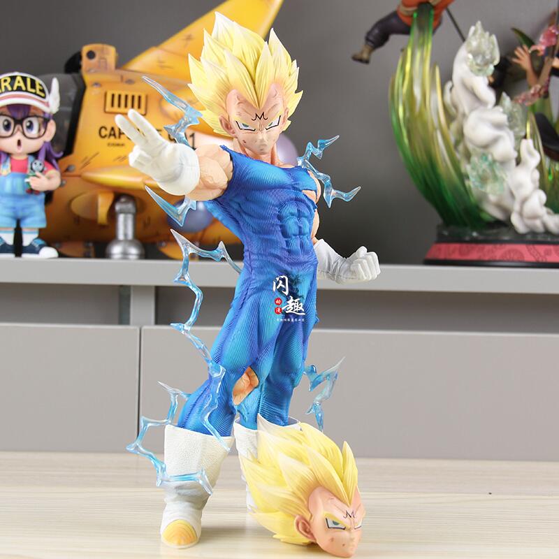 Anime Dragon Ball Z Majin Vegeta Action Figure DBZ Super Saiyan Figuras Toys 26.5cm Collection Model Ornament Peripheral Gift