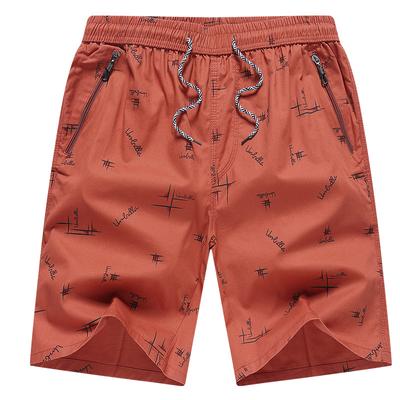 Herren Kurze Hose Baumwolle Locker Fünf-Punkt-Hose Strandhose Lässig Sommer Dünne Hose