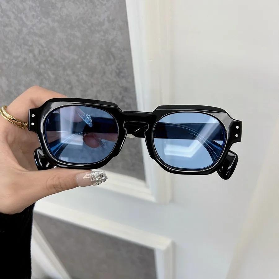 Designer Brand Square Sunglasses Women Men Geometric Full Frame Sun Glasses Female Mirror Colors Stylish Fashion