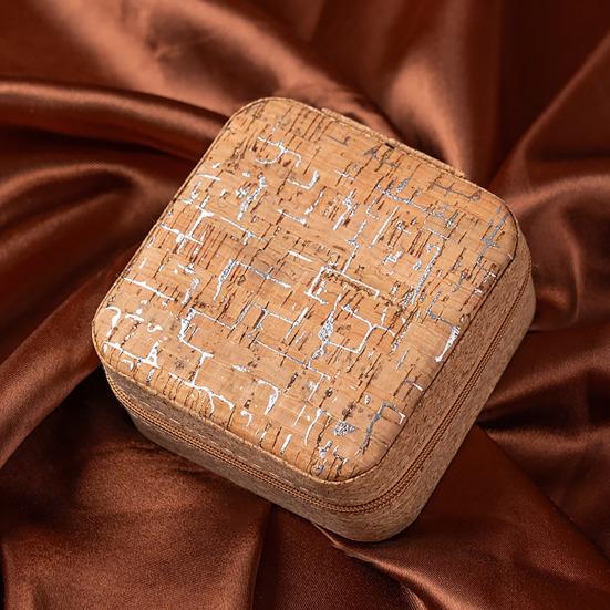 Yousheng Travel Jewelry Organizer Box Zipper Closure Compact Design Small Jewelry Organizer Case Portable Jewelry Storage Holder