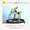 Selectable 3 colors Moluppy Nordic-style glass vase flower 20cm simple modern elegant stylish aurora amber gray noble design container interior
