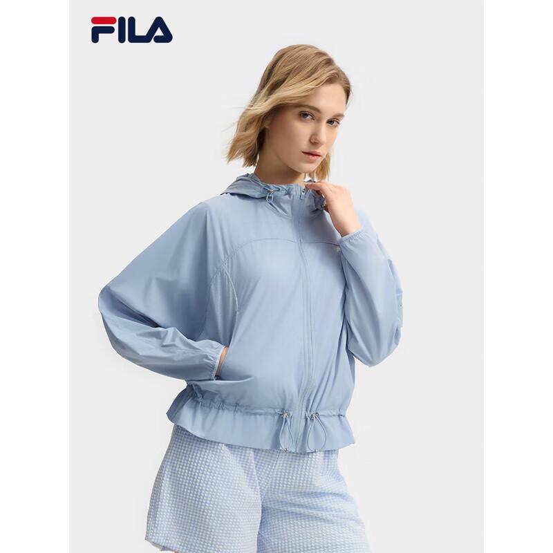 FILA Women's 2025 Summer Hooded Sun Protection Woven Jacket