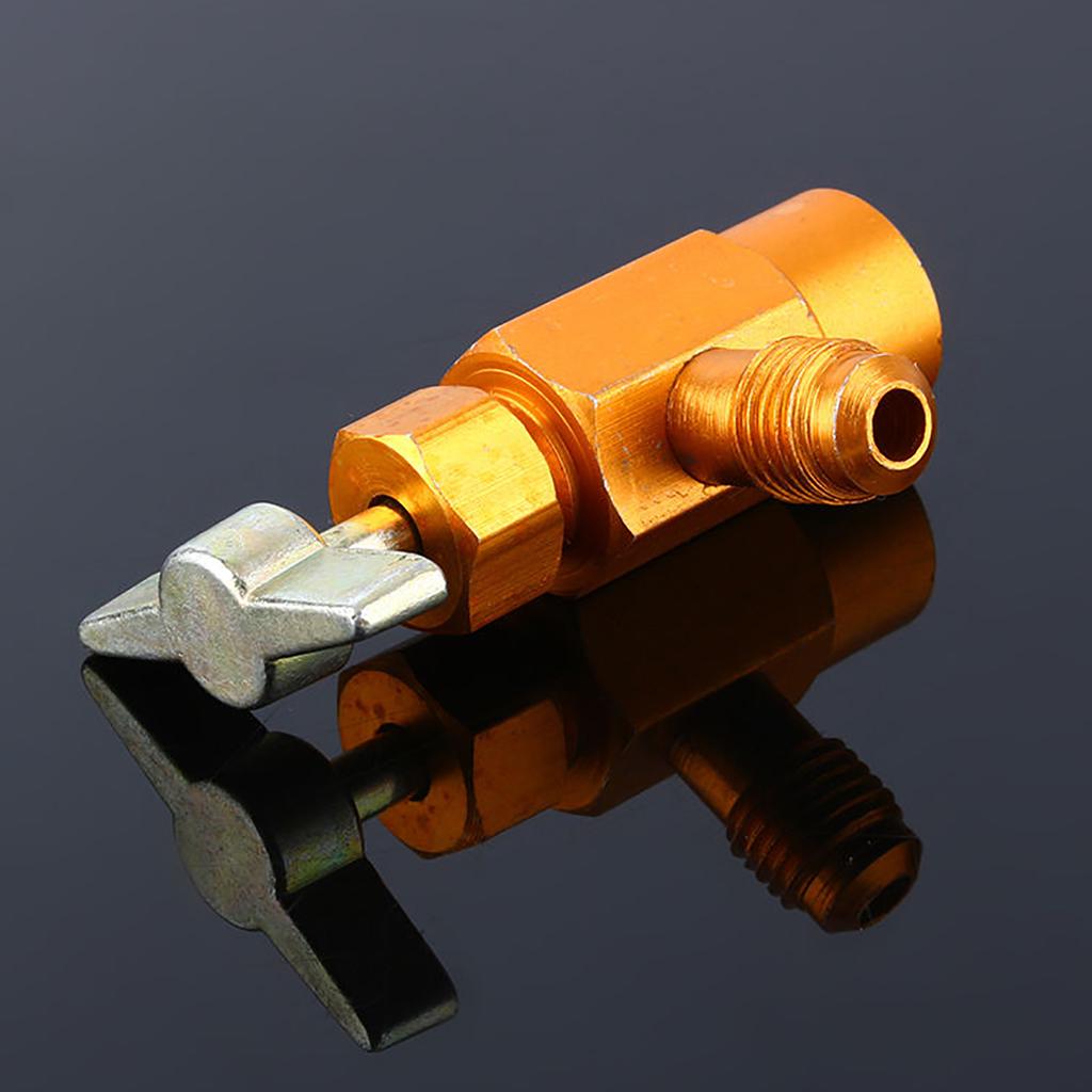 1pc AC R-134a Refrigerant Tap Can Dispensing 1/2" ACME Thread Valve M16 Thread