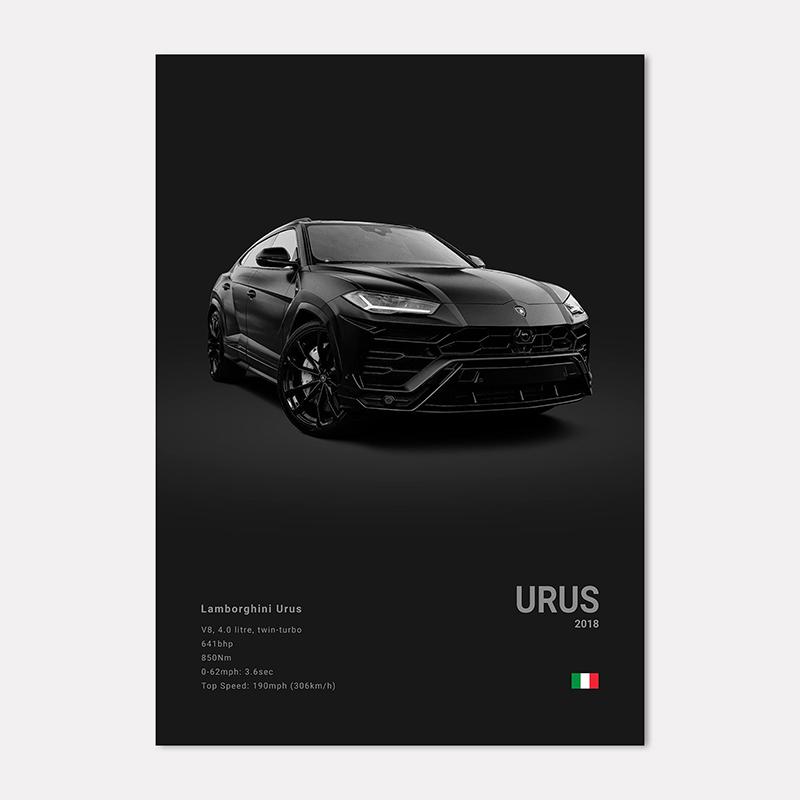 Famous Cars LP 640 Canvas Wall Art Print Poster Aventador URUS VENENO Decoration Mural Modern Home Decor Birthday Gift Unframed
