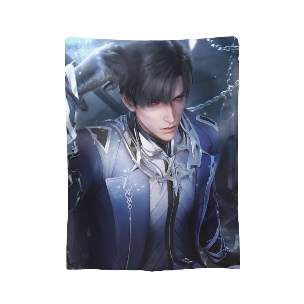 Love And Deepspace Zayne Blankets Flannel Decoration  Multi-function Lightweight Thin Throw Blankets for Sofa Car Bedspreads