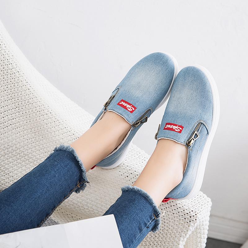 Buy Women Shoes Korean Canvas Shoes Large Size Casual Shoes Single