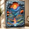 Papercraft Fantasy D Printed Texture Poster Personalized Wall Art Retro Metal Tin Signs for Decor Living Room Home Decorations