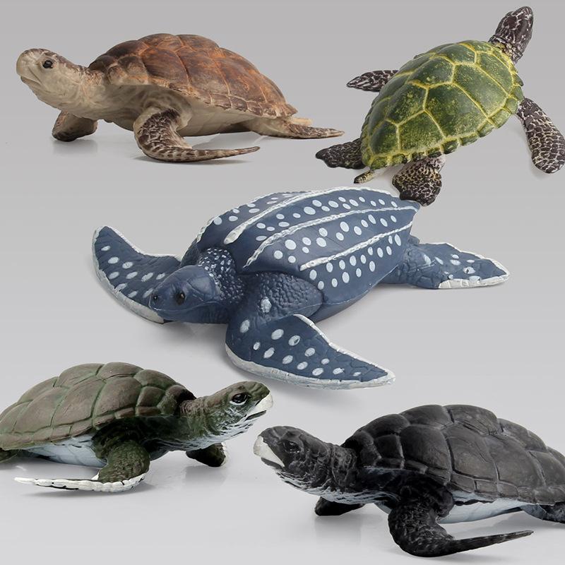 Simulation Animal Model Toy Turtle Doll Ornament Collection Static Animal Boutique Gift Gift