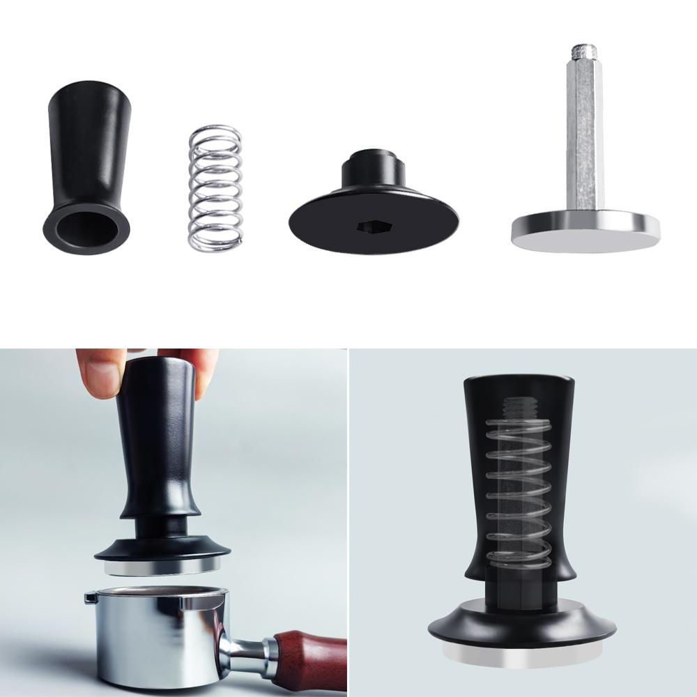 51/53/58Mm Espresso Tamper Spring 304 Stainless Steel Tampers Barista Coffee Tamper With Calibrated For 51/54/58 Portafilter