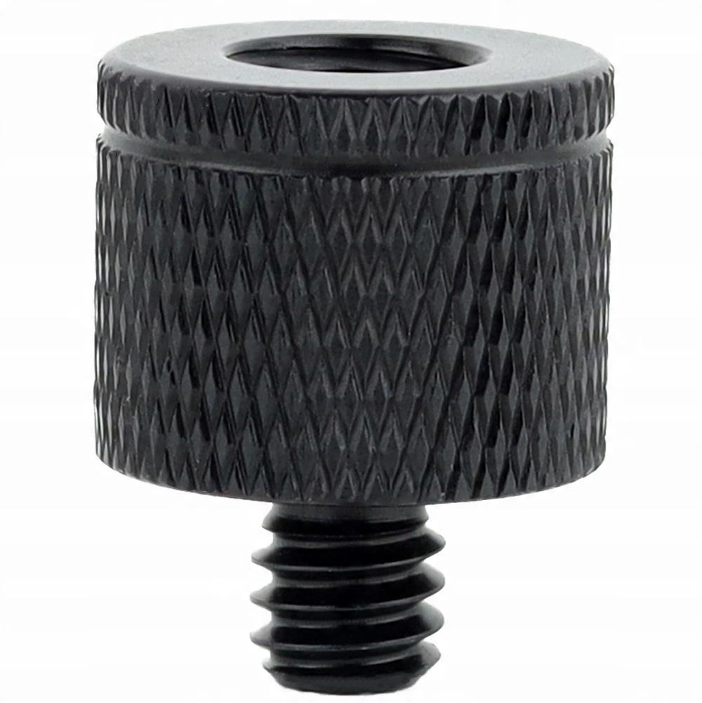 Adapter Sleeve Reduction 1/4" To M8 Tripod Black for 20 Mm Lamp Stand