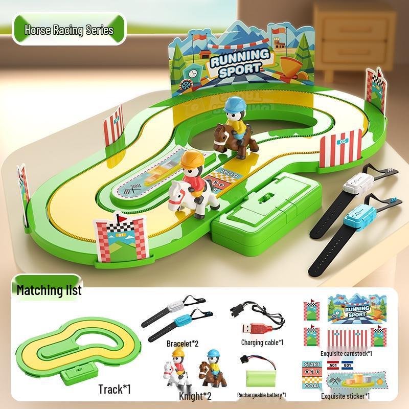 

2025 Інтерактивна електрична гоночна іграшка для дітей: Навчальна настільна гра для двох гравців: батьки та діти